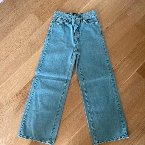 BDG turquoise wide leg jeans - Picture 2 of 2